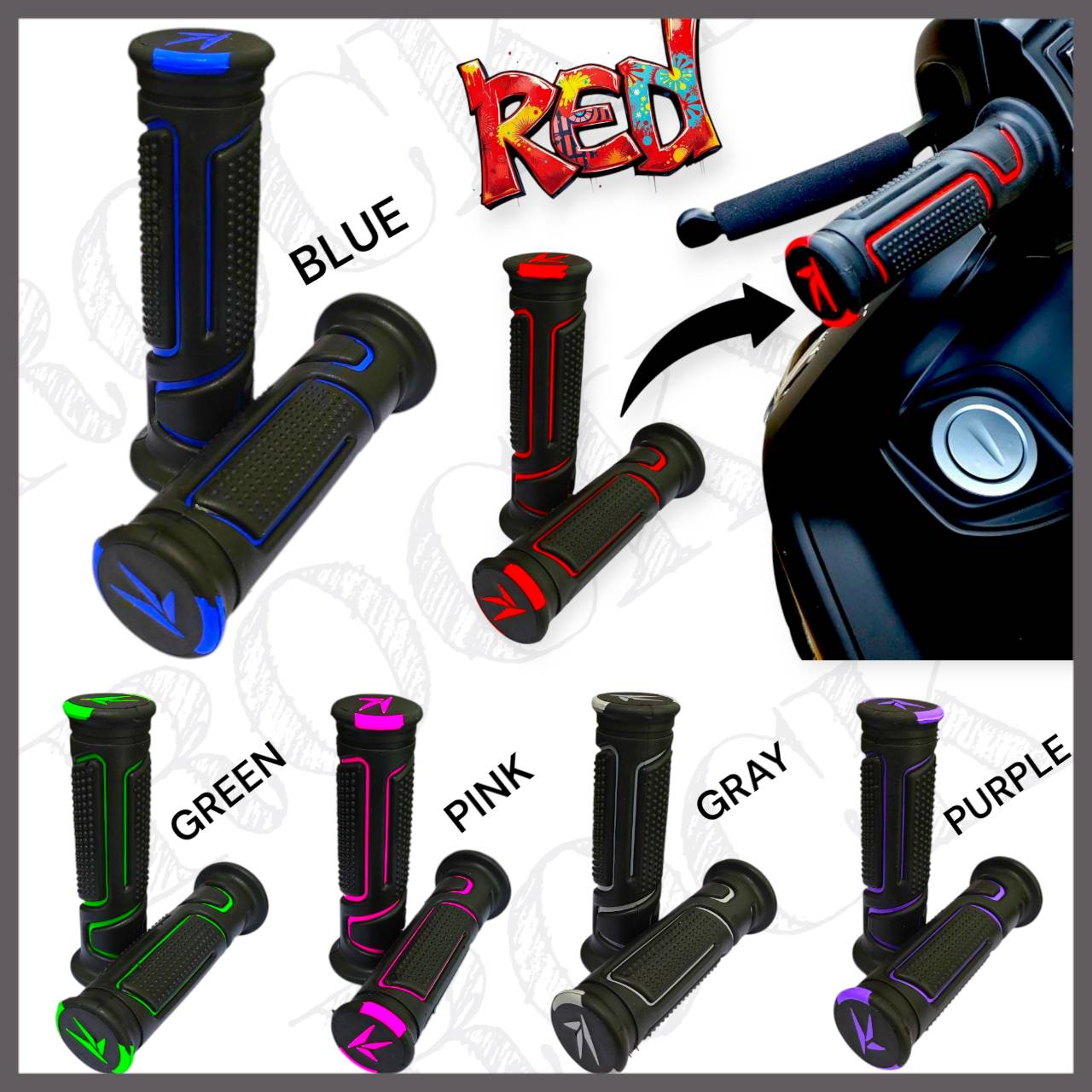 ปลอกแฮนด์ ROCKY K ปลายปิด